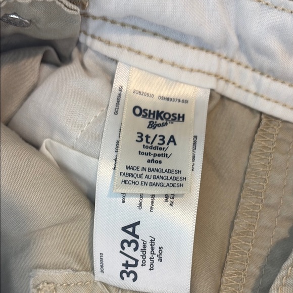 OshKosh B'gosh Tan Kids Overalls - Picture 5 of 7